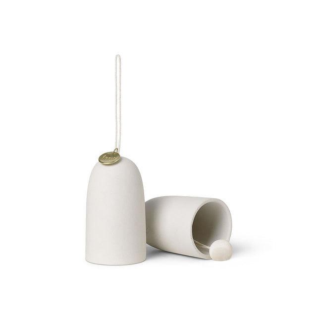 Christbaumschmuck Bell Ornaments aus Keramik, 2er-Set - ferm LIVING