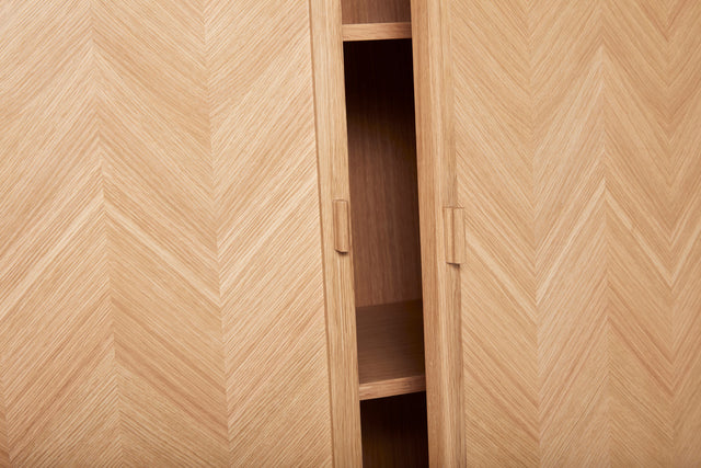 Schrank Herringbone Naturfarben - Hübsch