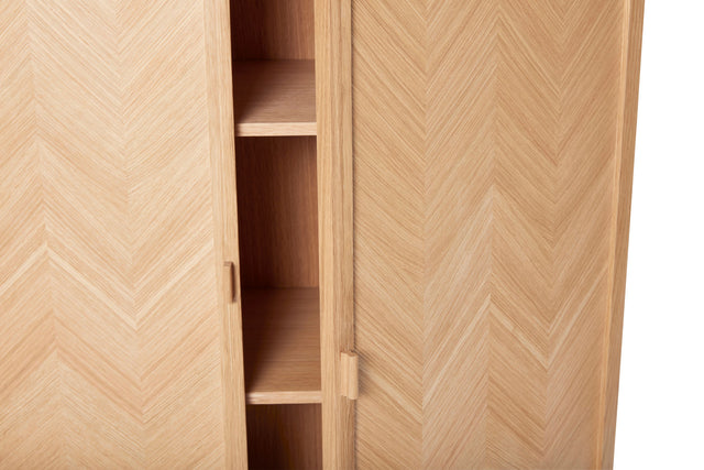 Schrank Herringbone Naturfarben - Hübsch