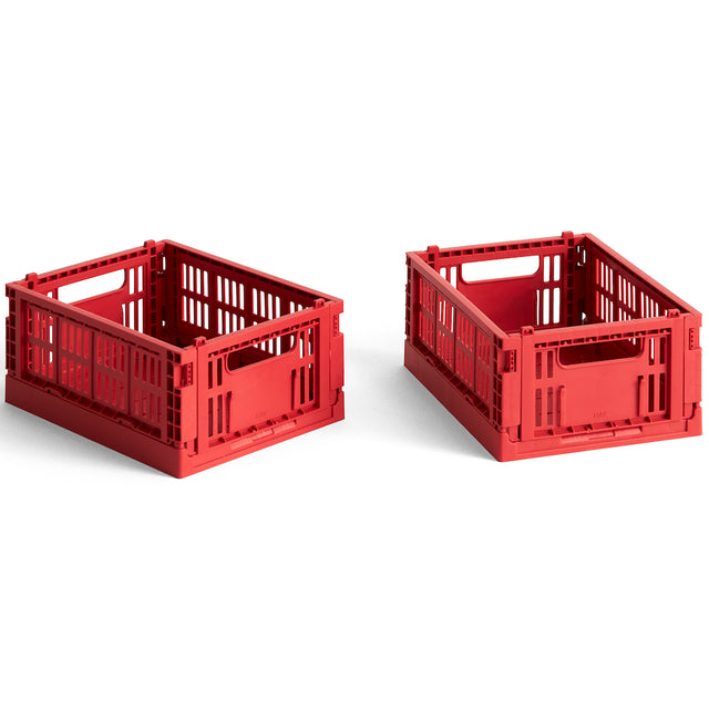 Aufbewahrungsbox Colour Crate Mini, 2er Set - HAY