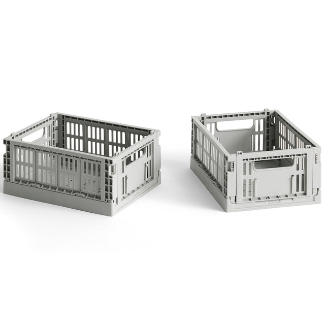 Aufbewahrungsbox Colour Crate Mini, 2er Set - HAY