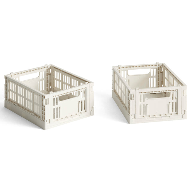 Aufbewahrungsbox Colour Crate Mini, 2er Set - HAY