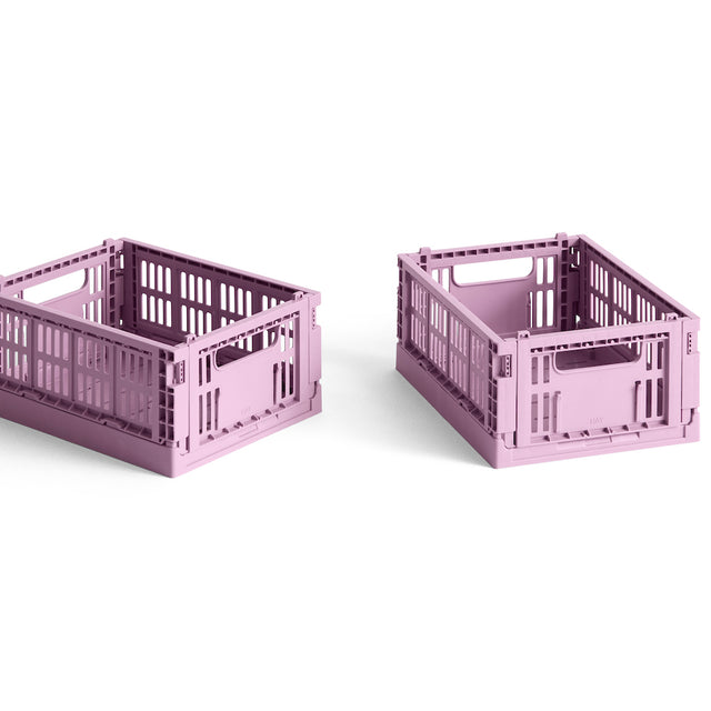 Aufbewahrungsbox Colour Crate Mini, 2er Set - HAY