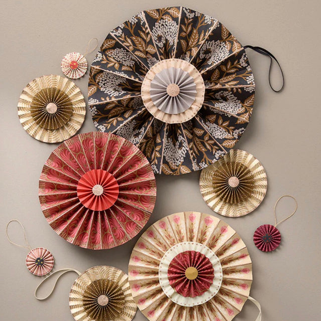 Papier Rosette Elderflower Walnut ⌀40cm - Bungalow