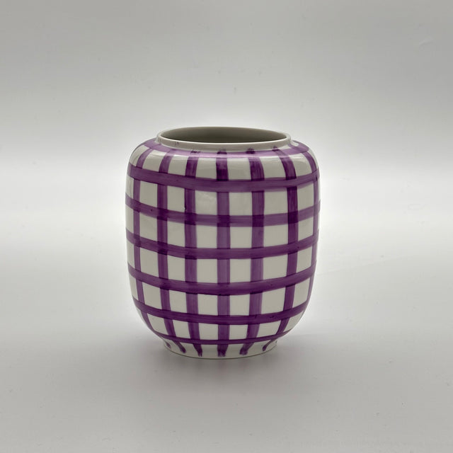 Vase Form R Kariert - DesignWe.Love