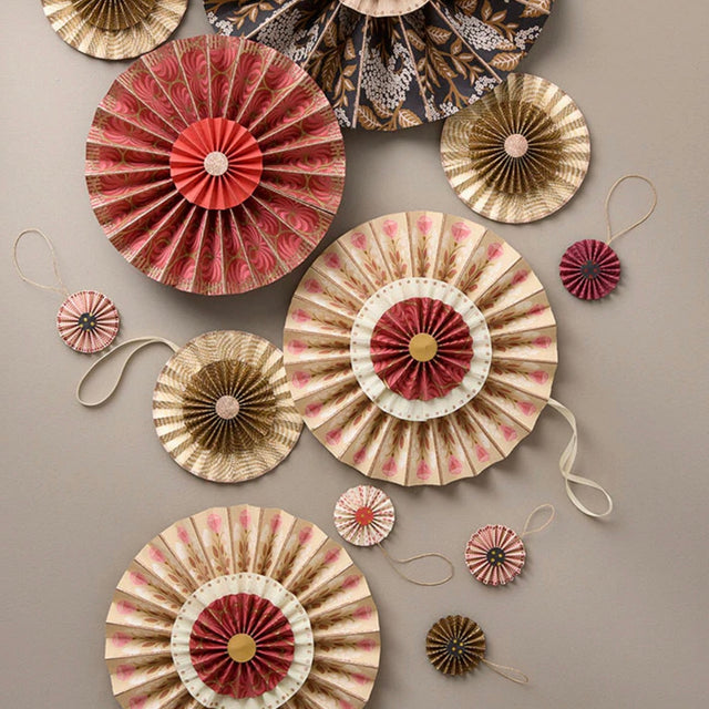 Papier Rosette Palm Ruby ⌀26cm - Bungalow