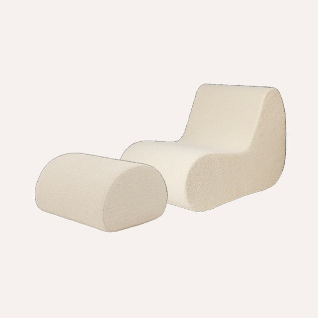 Outdoor Set Rouli Sessel und Pouf - fermLIVING