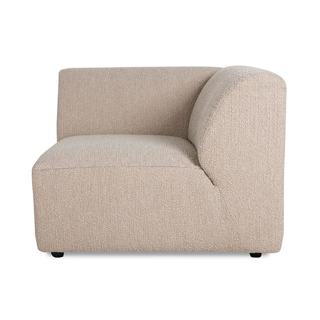 Modulares Sofa Element Jax Boucle Taupe - HK Living