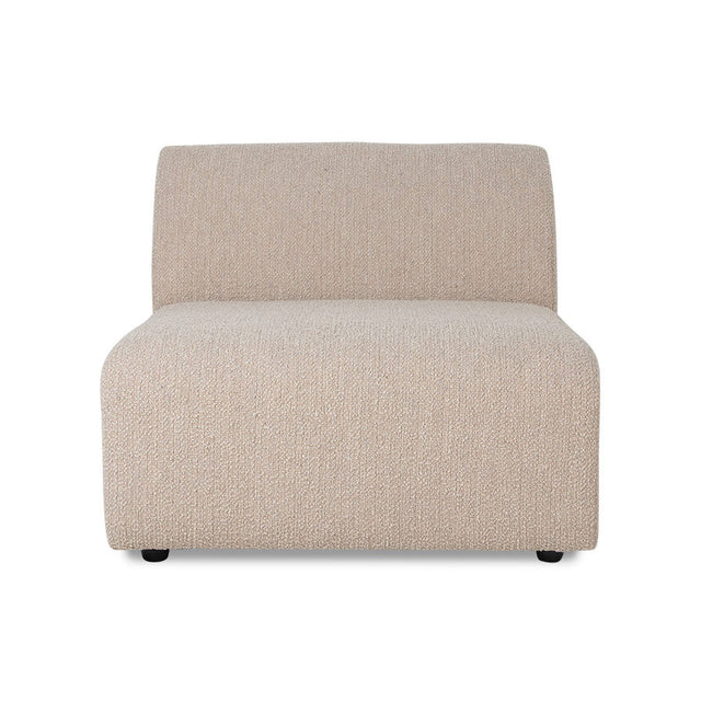 Modulares Sofa Element Jax Boucle Taupe - HK Living