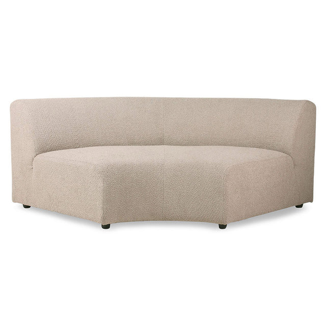 Modulares Sofa Element Jax Boucle Taupe - HK Living