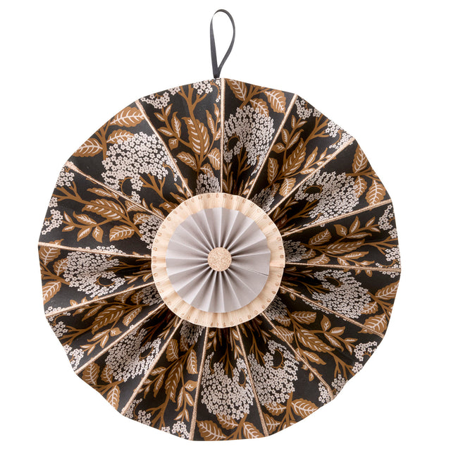 Papier Rosette Elderflower Walnut ⌀40cm - Bungalow