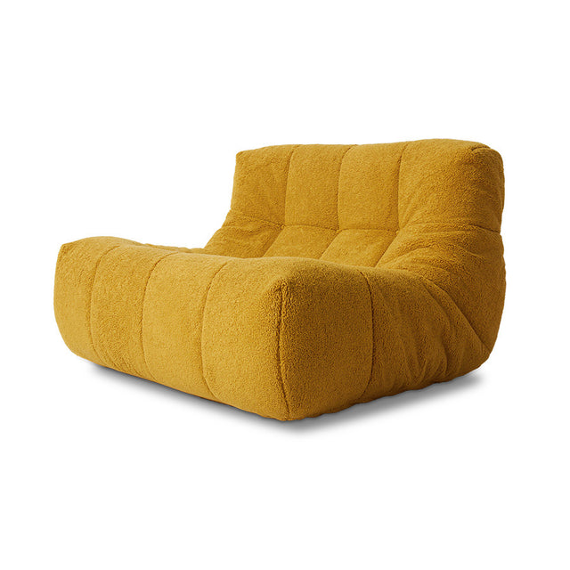 Sessel Lazy Lounge Chair Fluffy Ochre - HK Living