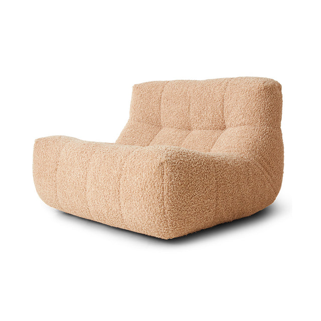 Sessel Lazy Lounge Chair Frizz Beige - HK Living