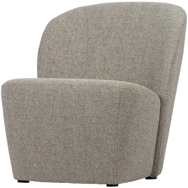 Lofty Sessel Stoff Bouclé Grau - VT Wonen