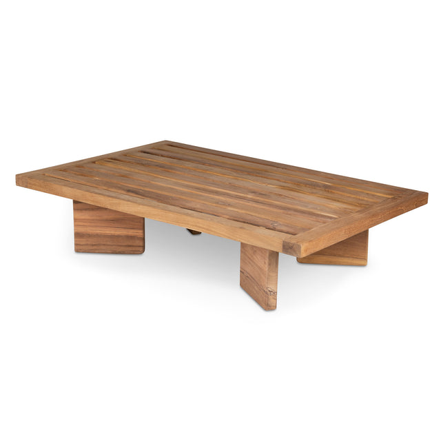 Outdoor Couchtisch Lounge Teakholz 90cm - Detjer