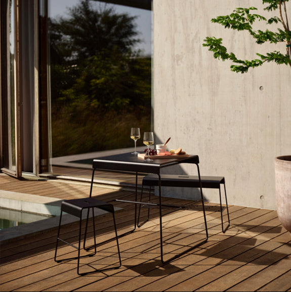 Tisch A-Café Table schwarz Outdoor - Zone Denmark