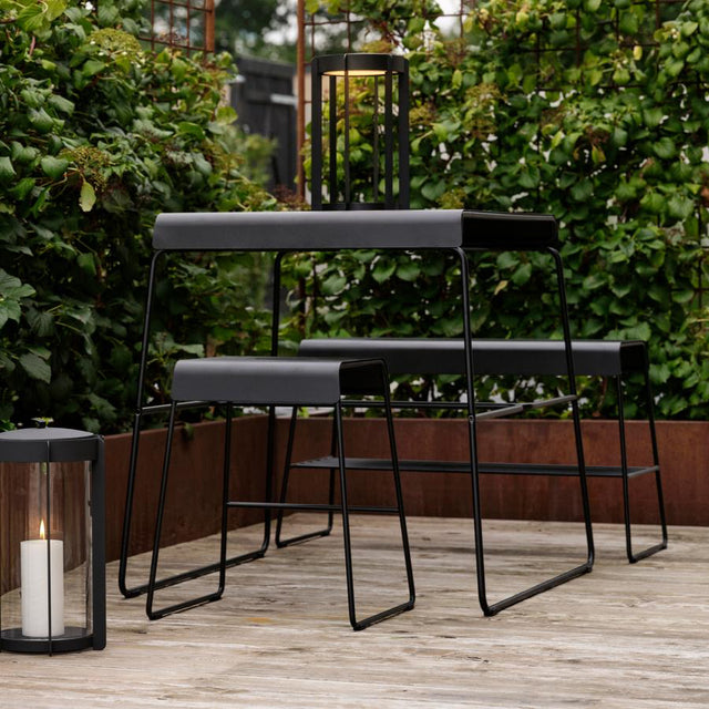 Tisch A-Café Table schwarz Outdoor - Zone Denmark