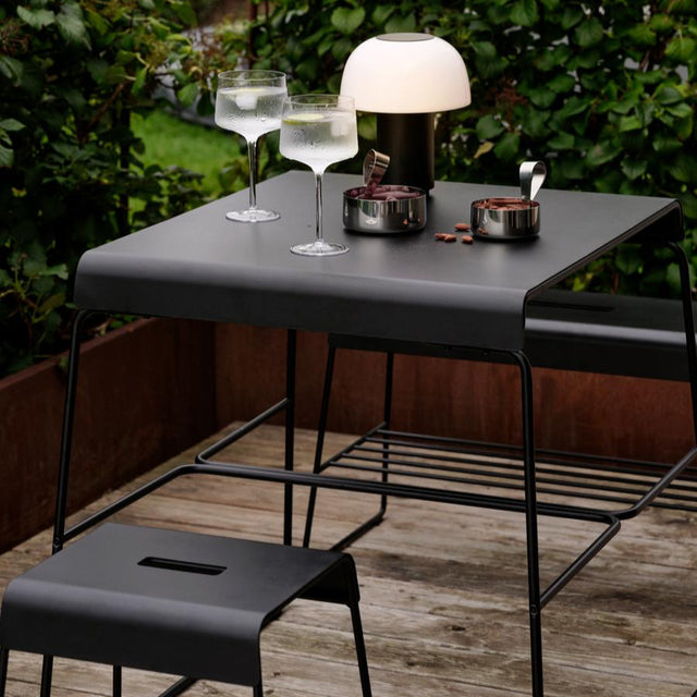 Tisch A-Café Table schwarz Outdoor - Zone Denmark