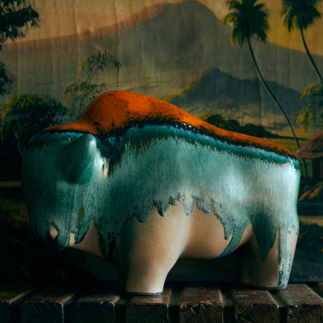 Ceramic Bull, limitierte Auflage - HK LIVING X Otto Keramik