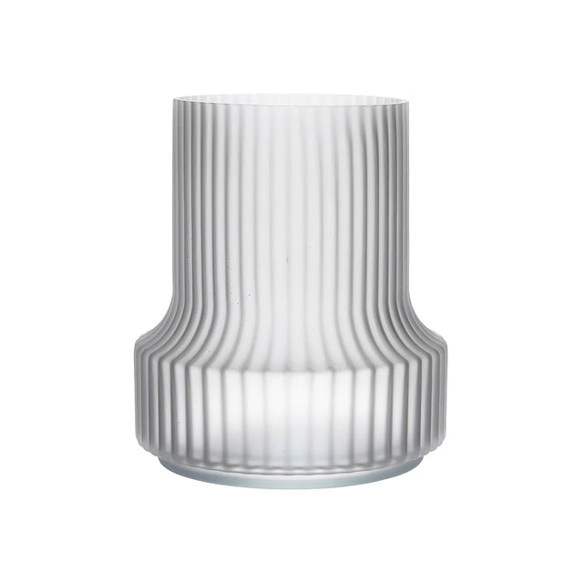 Vase Groove Frosted White - Wikholmform