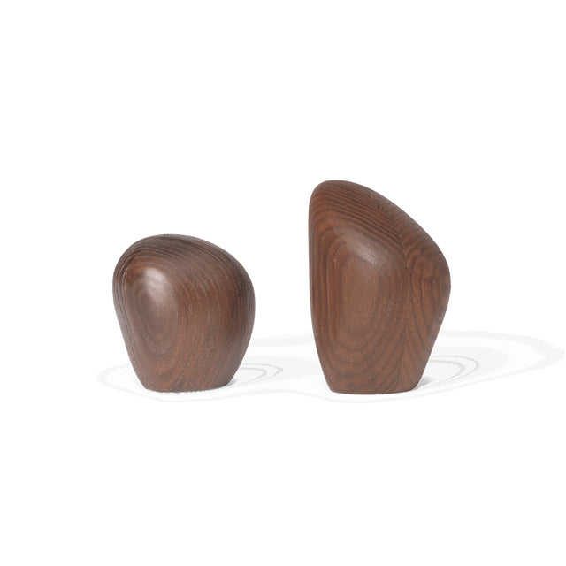 Salz- und Pfefferstreuer Cairn Dark Brown, 2er-Set - ferm LIVING