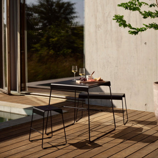 Hocker A-Stool schwarz Outdoor - Zone Denmark